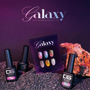 DGEL Galaxy 6pc Magnetic glitter gel collection