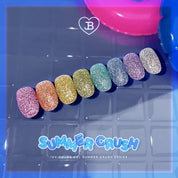JIN.B Summer crush 8pc collection - reflective glitter