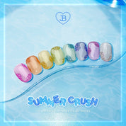 JIN.B Summer crush 8pc collection - reflective glitter