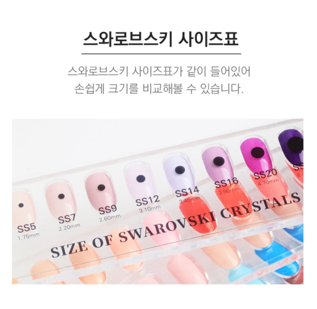SUMMER PEACH handy chart  - Includes nail tips | extra tips optional