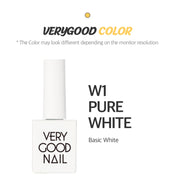 VERY GOOD NAIL pure white W1
