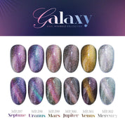 DGEL Galaxy 6pc Magnetic glitter gel collection