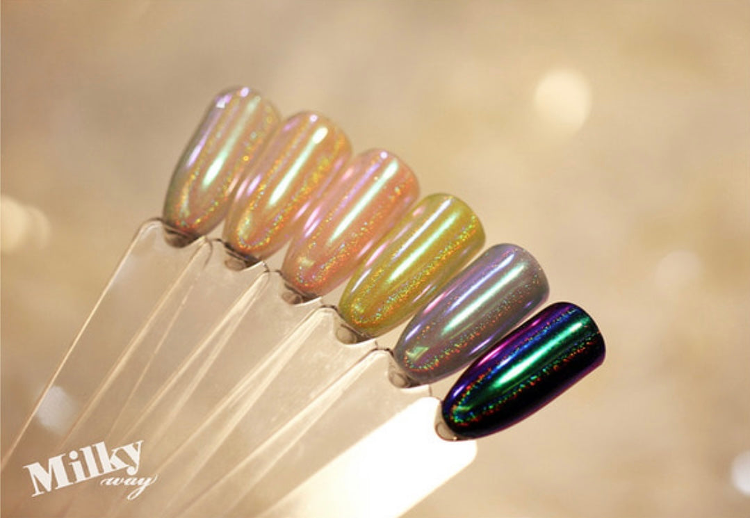 JINAUNNI Milky way - Mermaid hologram chrome powder