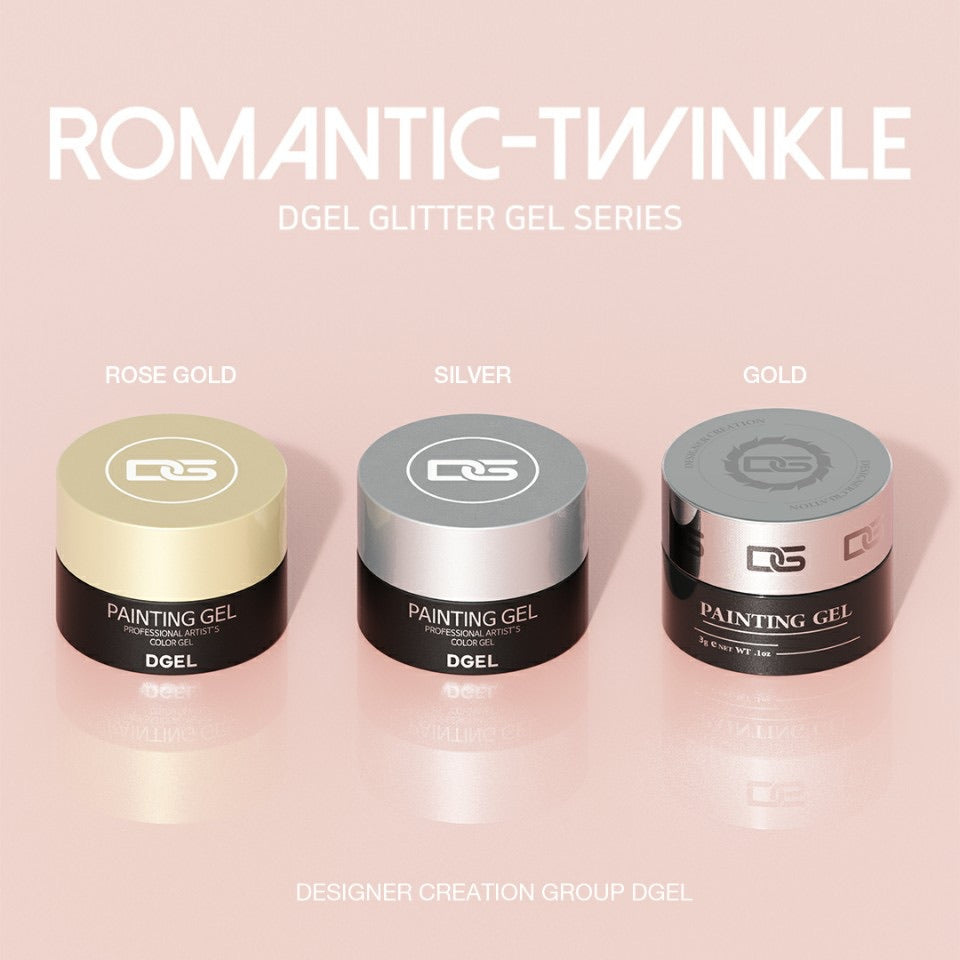 DGEL romantic twinkle - metallic liner gel