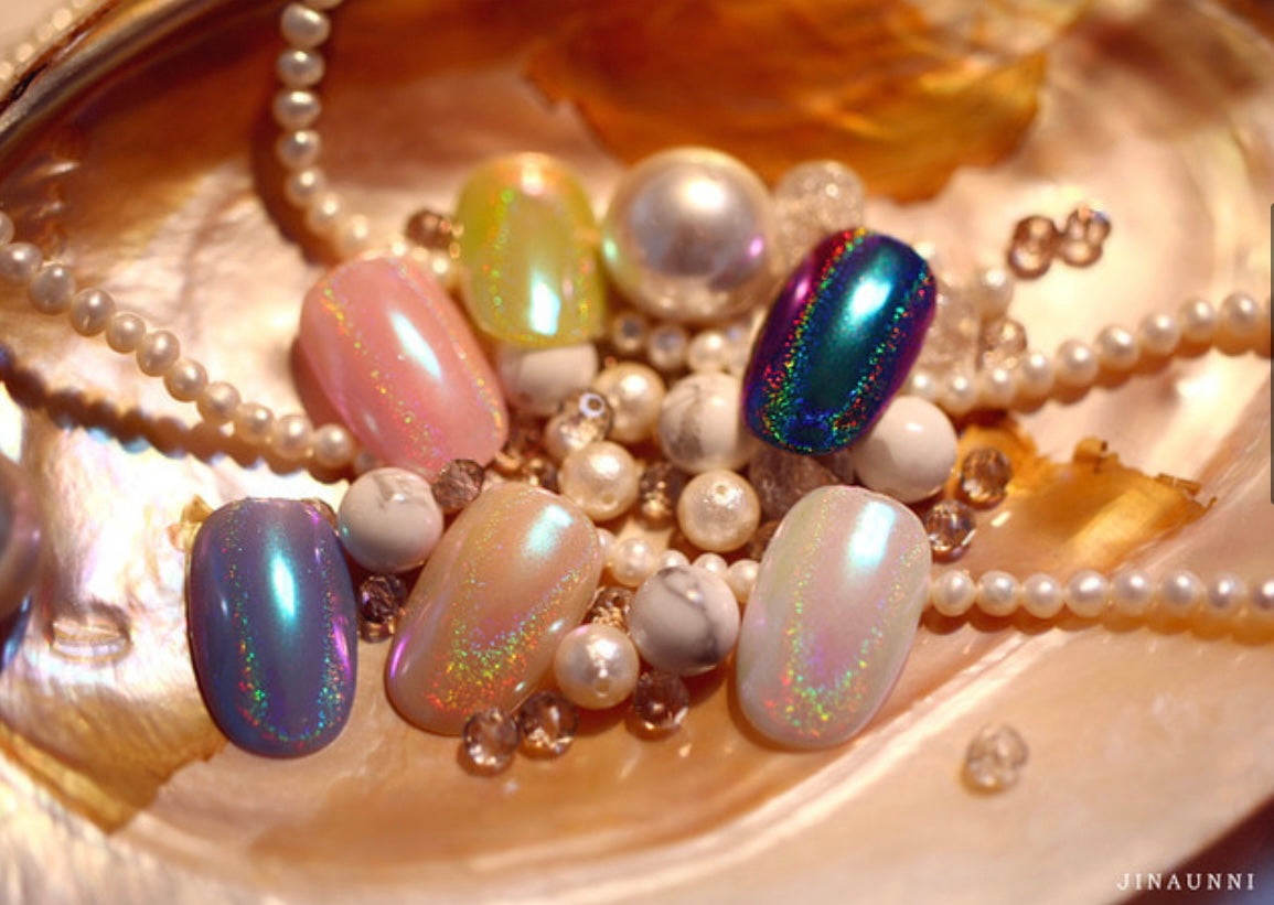 JINAUNNI Milky way - Mermaid hologram chrome powder