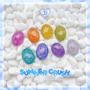 JIN.B Summer crush 8pc collection - reflective glitter