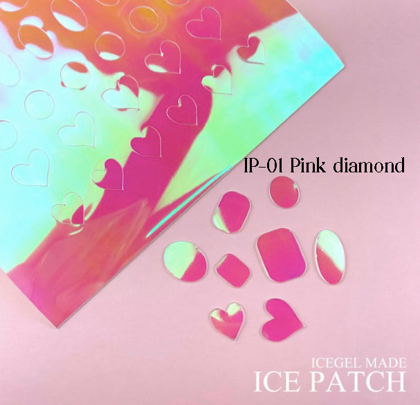 ICE GEL Ice patch Pre-cut aurora nail film - 9 colours!