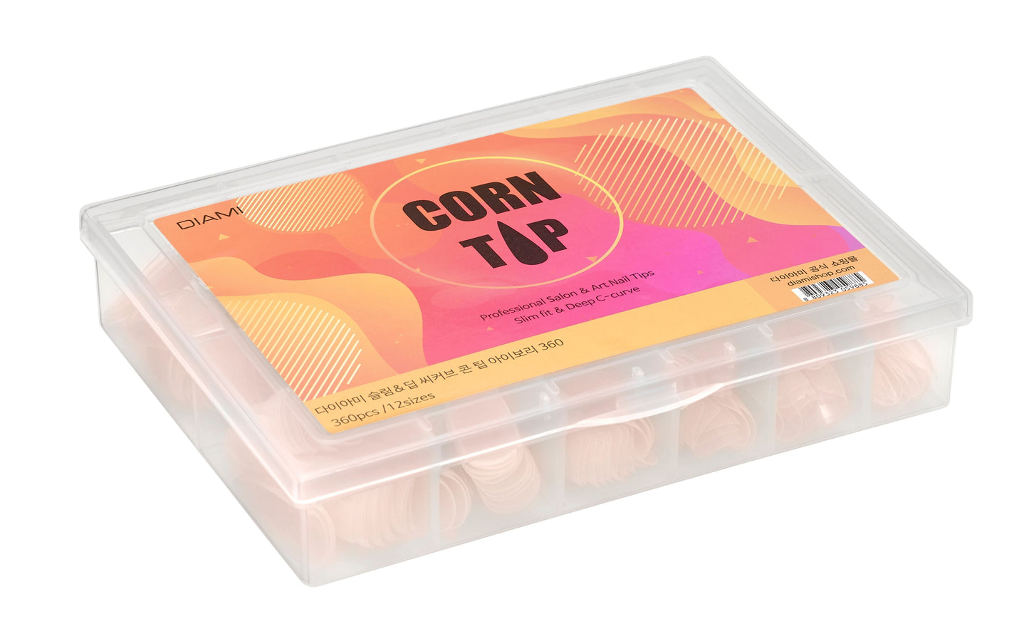 DIAMI corn tip soft gel extension system - IVORY