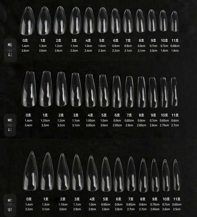 JELLO JELLO Fit Me Tips (Almond/Coffin/Stiletto)