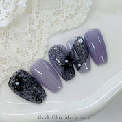 BONNIEBEE Geek Chic Mesh Lace Stamping Plate