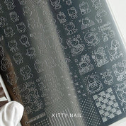 BONNIEBEE Kitty stamping plate