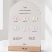 CREAR Irone strength colour gel | Juicy sheer - 6 colours