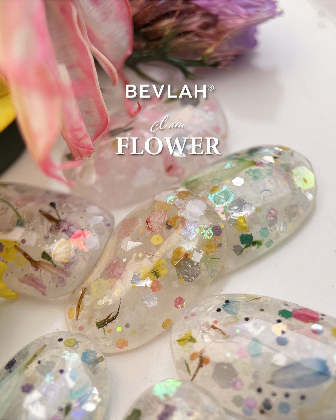 BEVLAH I am flower Collection - 7 natural floral gels (HEMA FREE)