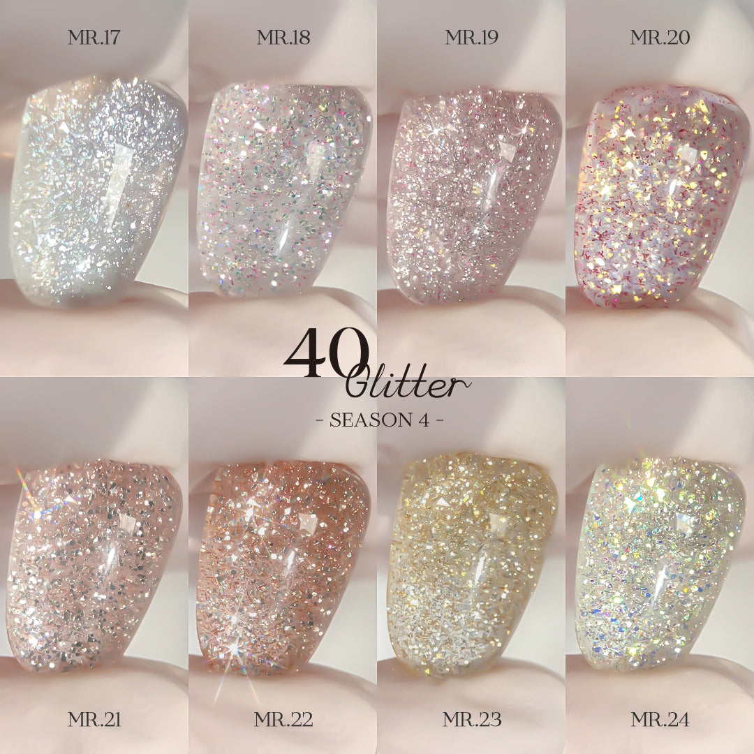 (PREORDER) MAYOUR The collector Season 4 full set - 40 glitter gels + display rack