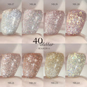 (PREORDER) MAYOUR The collector Season 4 full set - 40 glitter gels + display rack