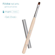 FLICKA brush - 'Mani' Ivory gel oval