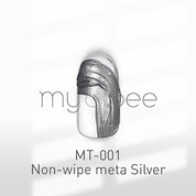 my&bee non-wipe meta silver - texture gel