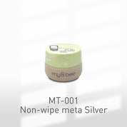 my&bee non-wipe meta silver - texture gel