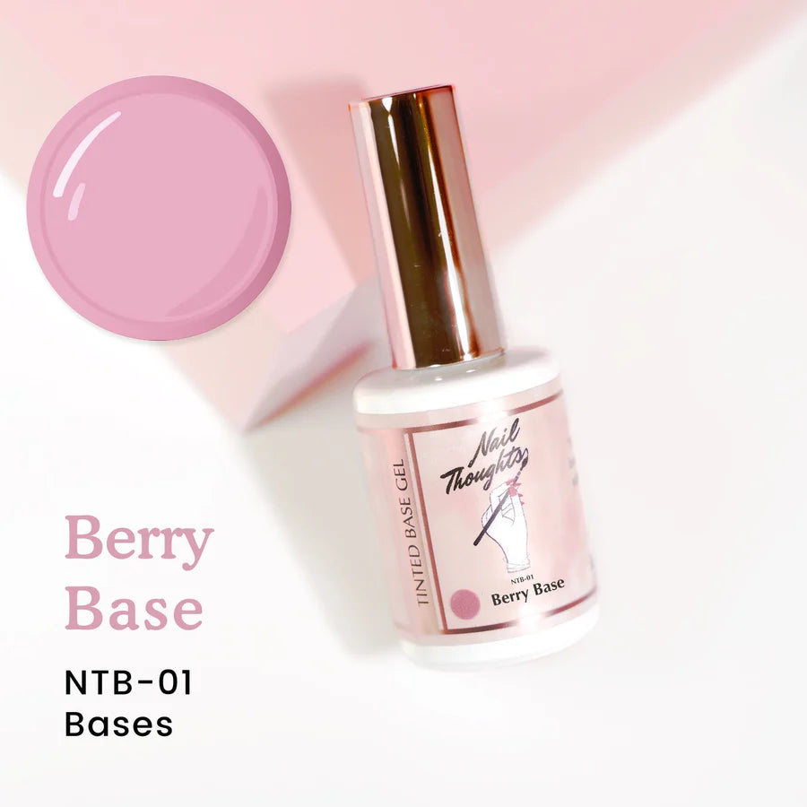 Berry Base Color NAIL THOUGHTS NTB-01 BERRY BASE | Tinted builder base gel – Luna Beauty ...