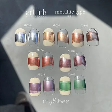 my&bee art ink metallic type - 7 colours