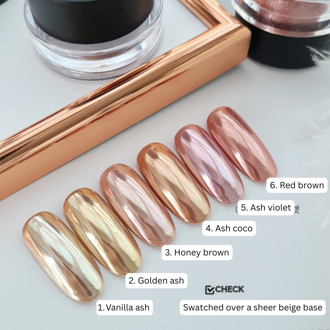 BONNIEBEE Ash gold chrome - 6 colours