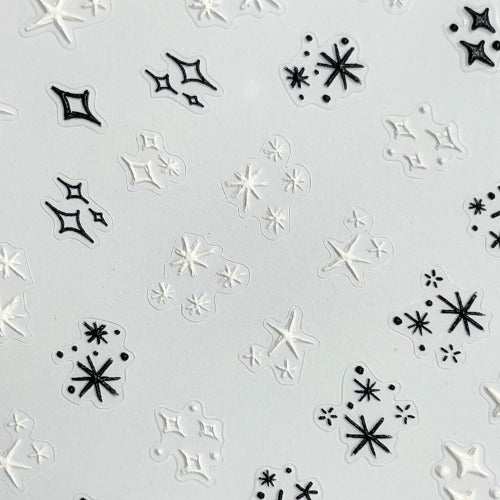 CHAKAN NAIL Embo Sparkle stickers – Luna Beauty Store Australia