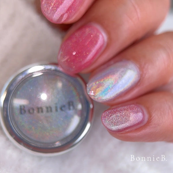BONNIEBEE Hologram powder - Magnetic + chrome powder in 1