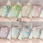 (PREORDER) MAYOUR The collector Season 4 full set - 40 glitter gels + display rack