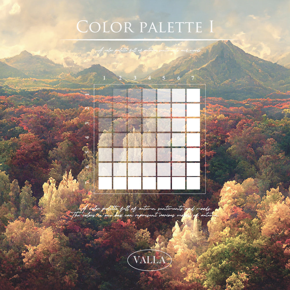 Valla Colour Palette l