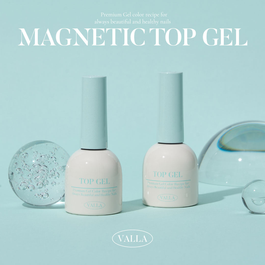 VALLA Magnetic top gel - Non wipe