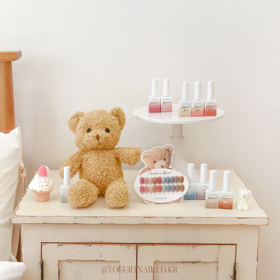 Yogurt Nail Cookie Bear