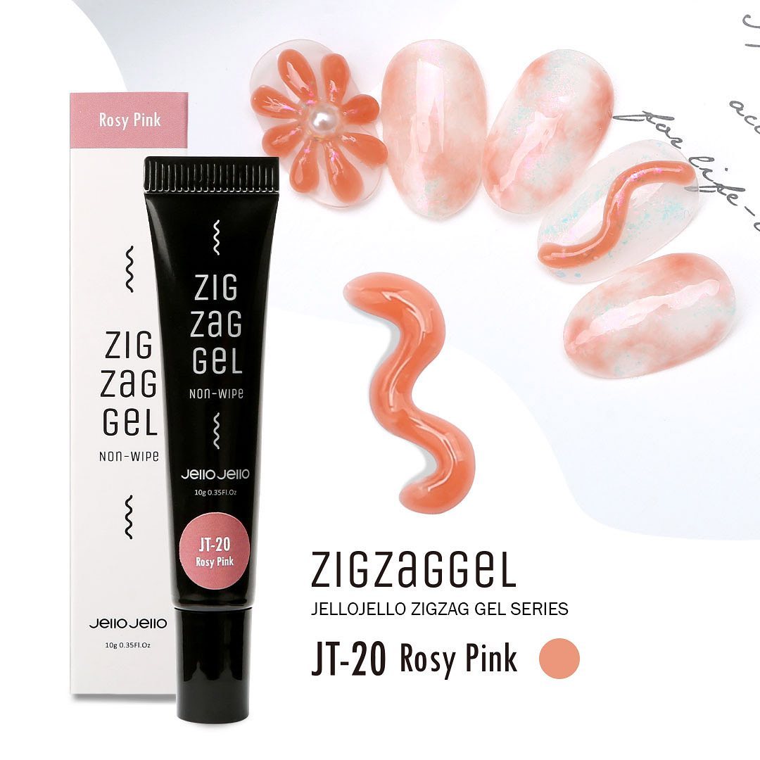 JELLO JELLO Zig Zag 3D Gel (No-wipe) - 19 colour options (JT-01 to JT-21)