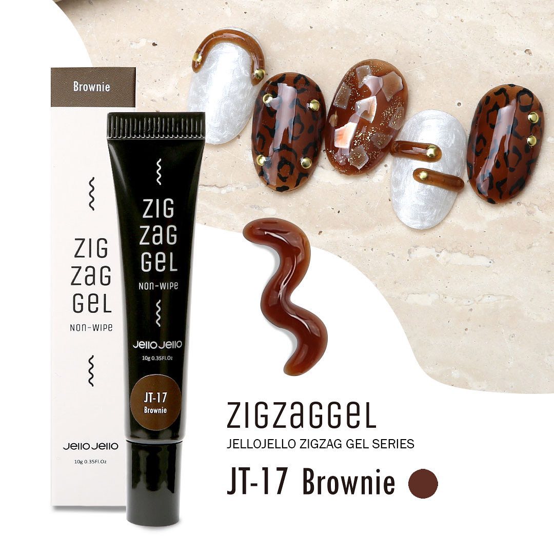 JELLO JELLO Zig Zag 3D Gel (No-wipe) - 19 colour options (JT-01 to JT-21)