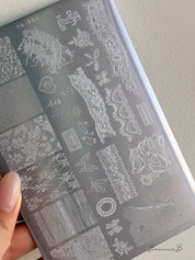 BONNIEBEE Geek Chic Mesh Lace Stamping Plate
