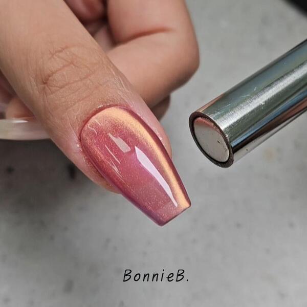 BONNIEBEE Clear glossy magnetic powder - GOLD