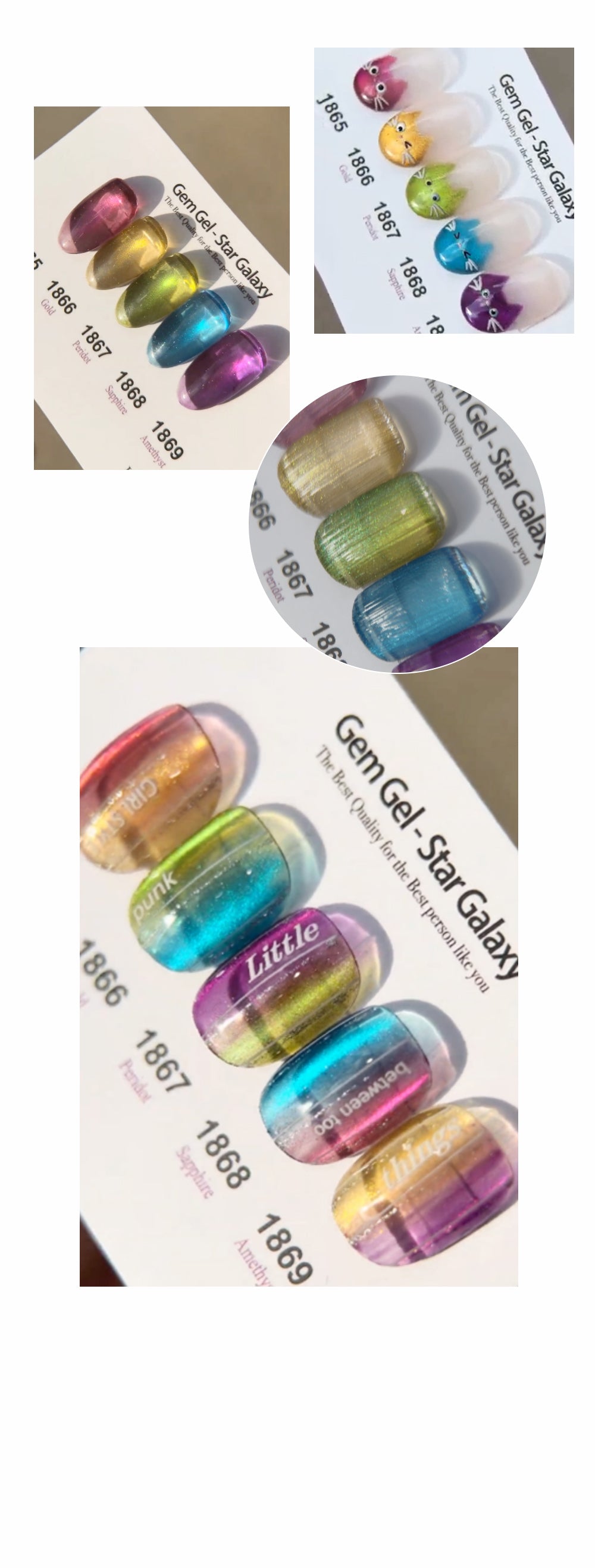 ICE GEL Gem star galaxy
