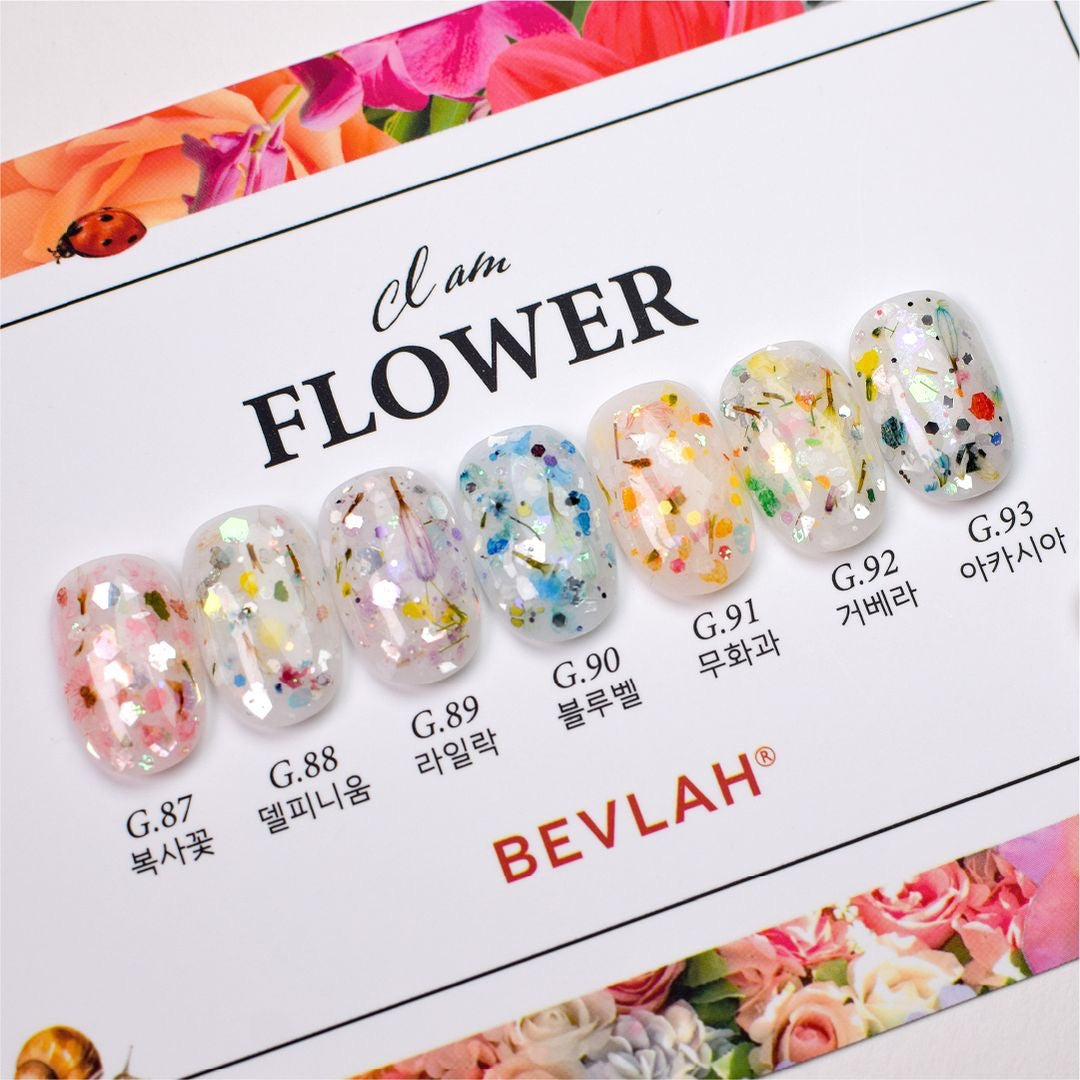 BEVLAH I am flower Collection - 7 natural floral gels (HEMA FREE)