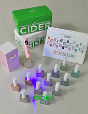 GENTLE PINK Cider 12pc collection + FREE GIFT [Pin cure lamp with stand]