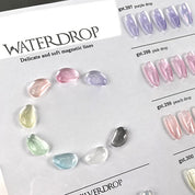 FIRST STREET Water Drop 8pc collection - cat eye magnetic gel