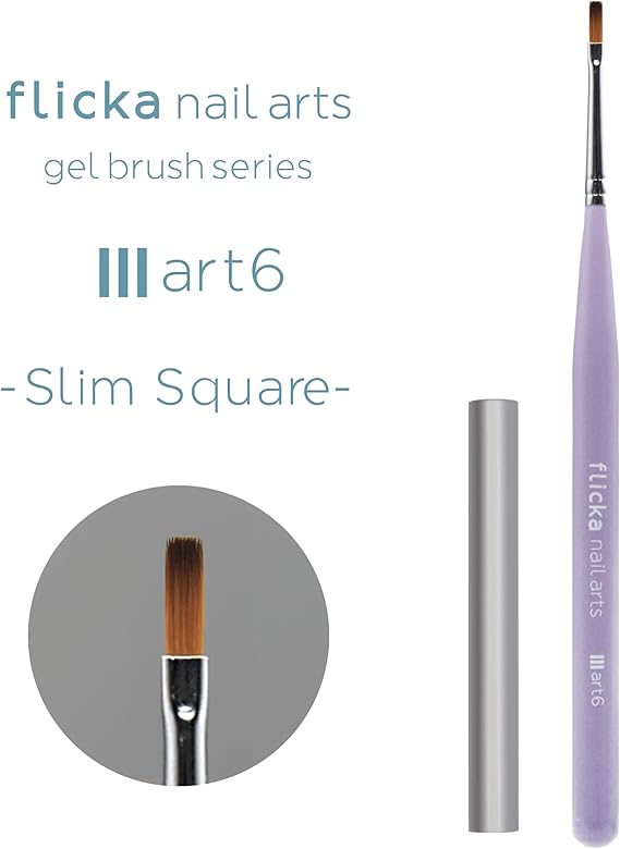 FLICKA brush - 'Art6' Slim square