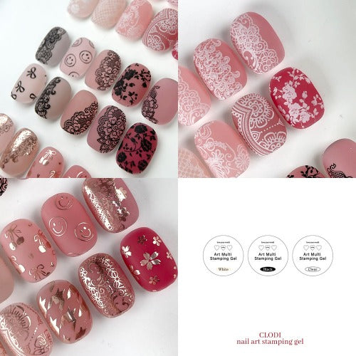CLODI Stamping gel - 3 colours