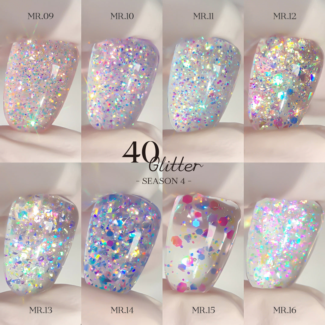 (PREORDER) MAYOUR The collector Season 4 full set - 40 glitter gels + display rack