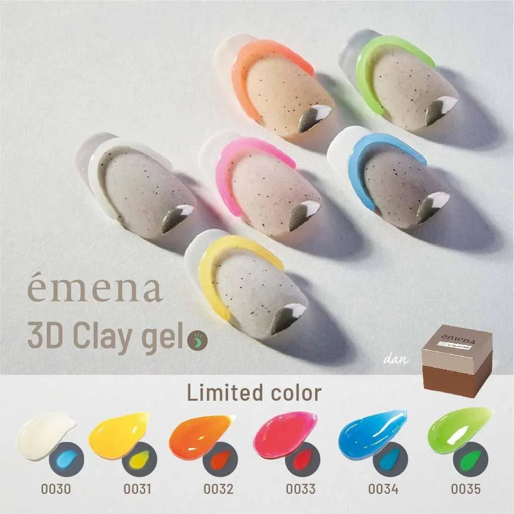 EMENA 3D Clay gel Glow in the dark edition - 6 colours