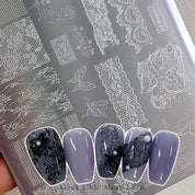 BONNIEBEE Geek Chic Mesh Lace Stamping Plate