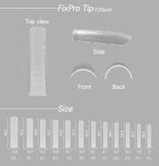 LIUHWA Fixpro dual form tips - square