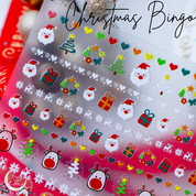 BLANC BLANC christmas bingo stickers