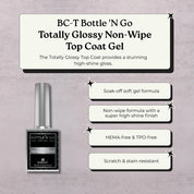 KOKOIST BC-T Bottle 'N Go Totally Glossy Non Wipe Top Coat Gel