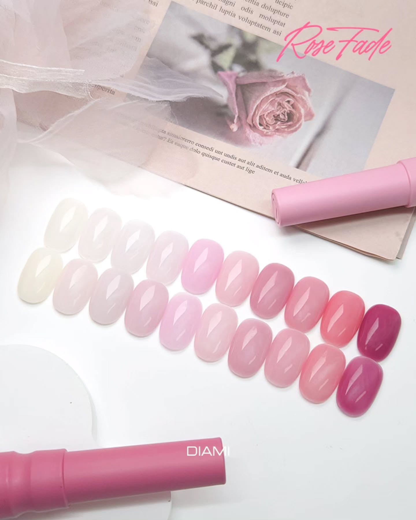DIAMI Rose Fa-de 10pc collection
