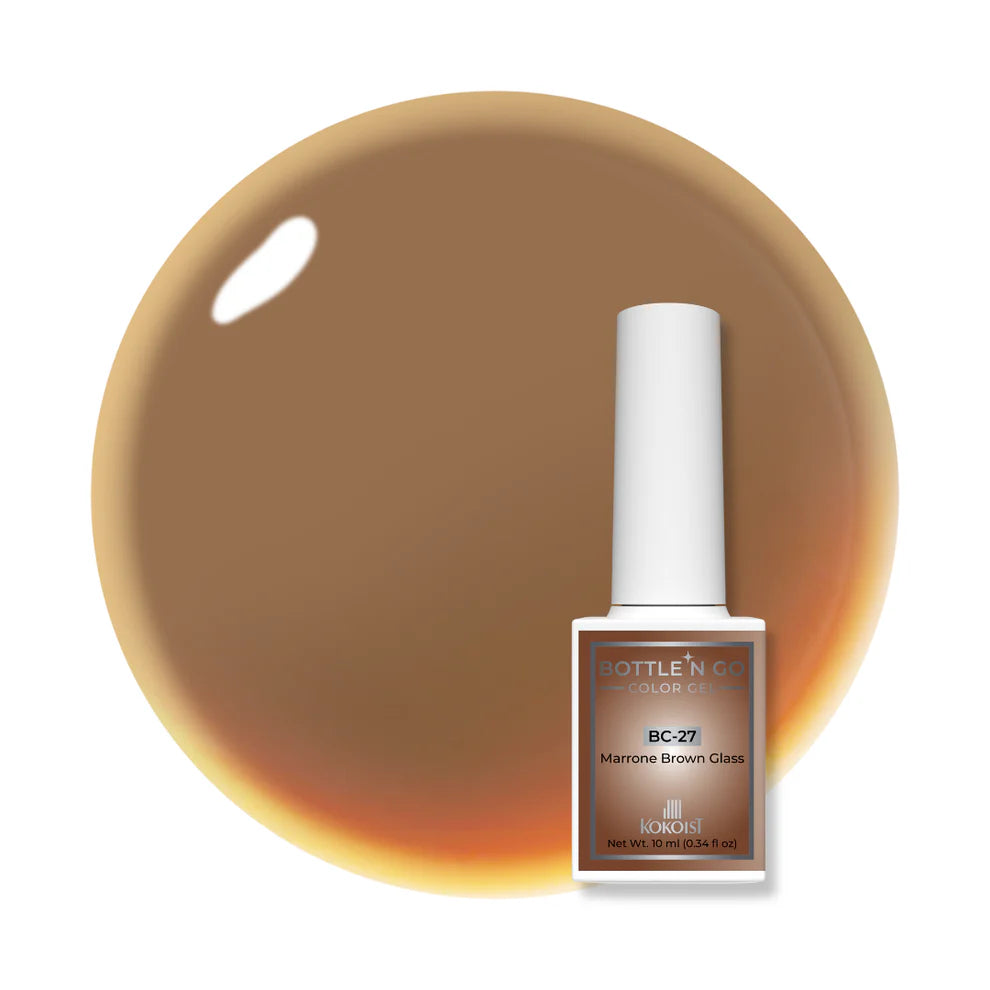 KOKOIST Bottle 'N Go BC-27 Marrone Brown Glass