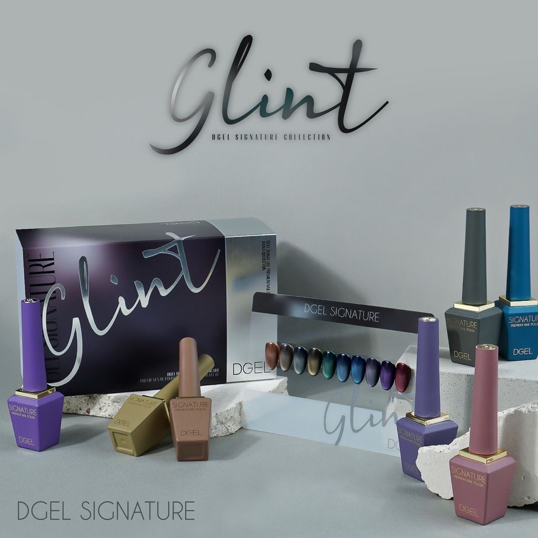 DGEL Signature GLINT 10pc collection - cat eye magnetic gel | HEMA FREE